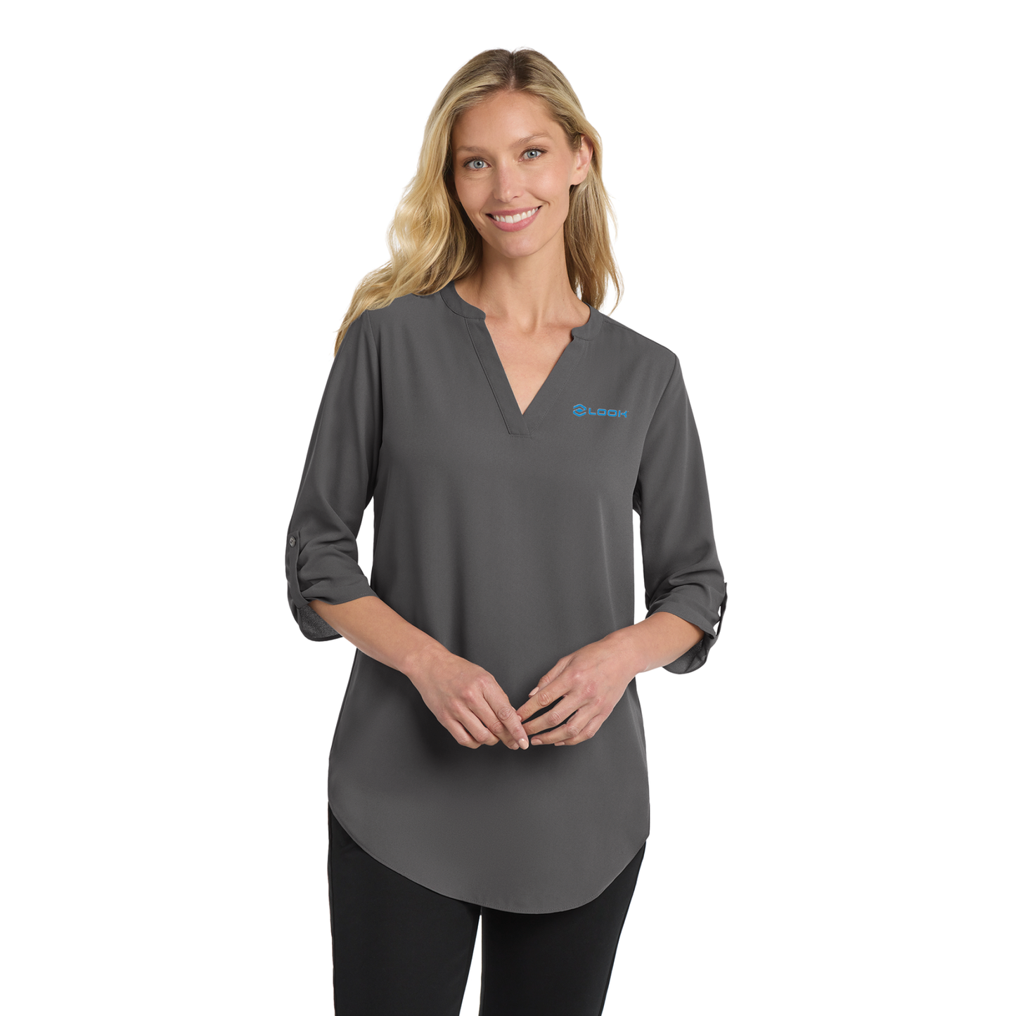 Port Authority® Ladies 3/4-Sleeve Tunic Blouse - LW701