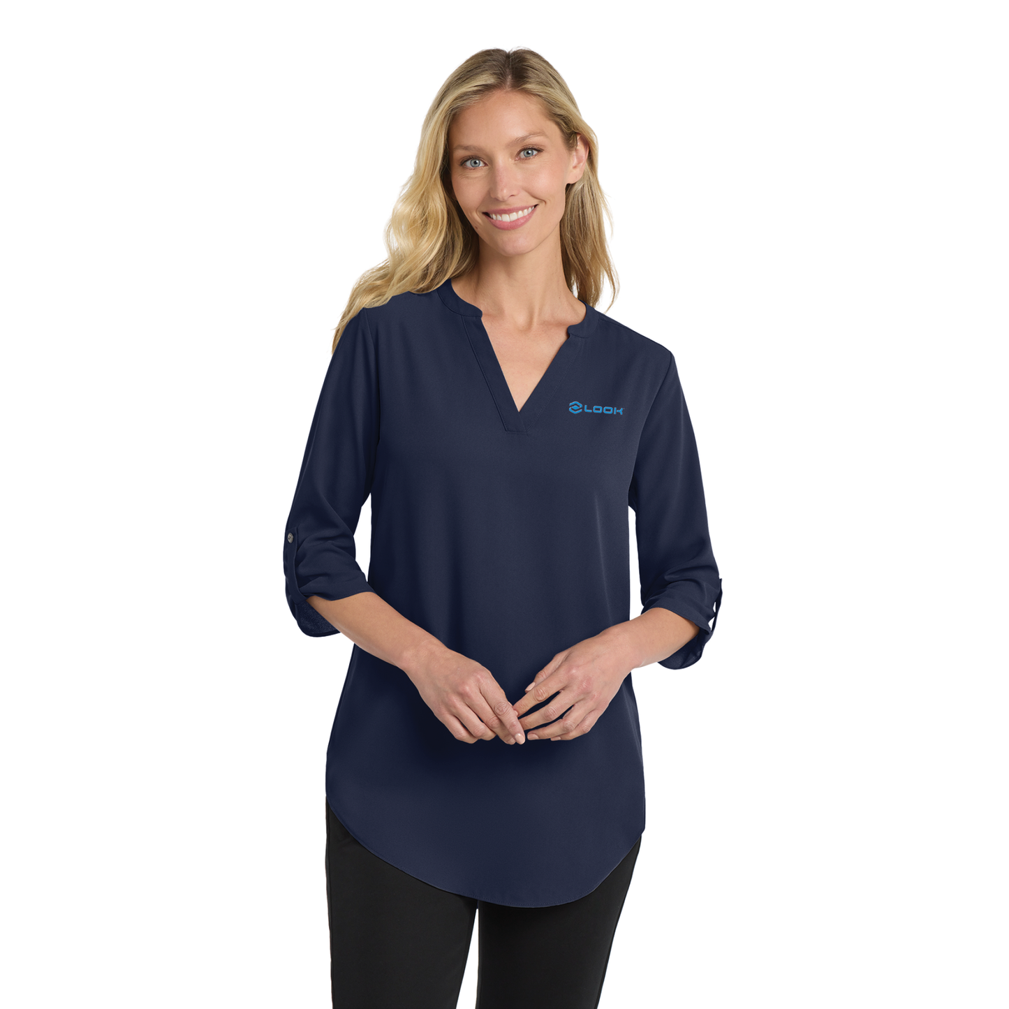 Port Authority® Ladies 3/4-Sleeve Tunic Blouse - LW701