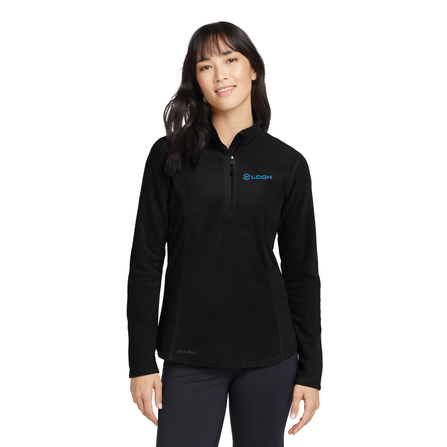 Eddie Bauer® Women's 1/2-Zip Microfleece Jacket - EB227
