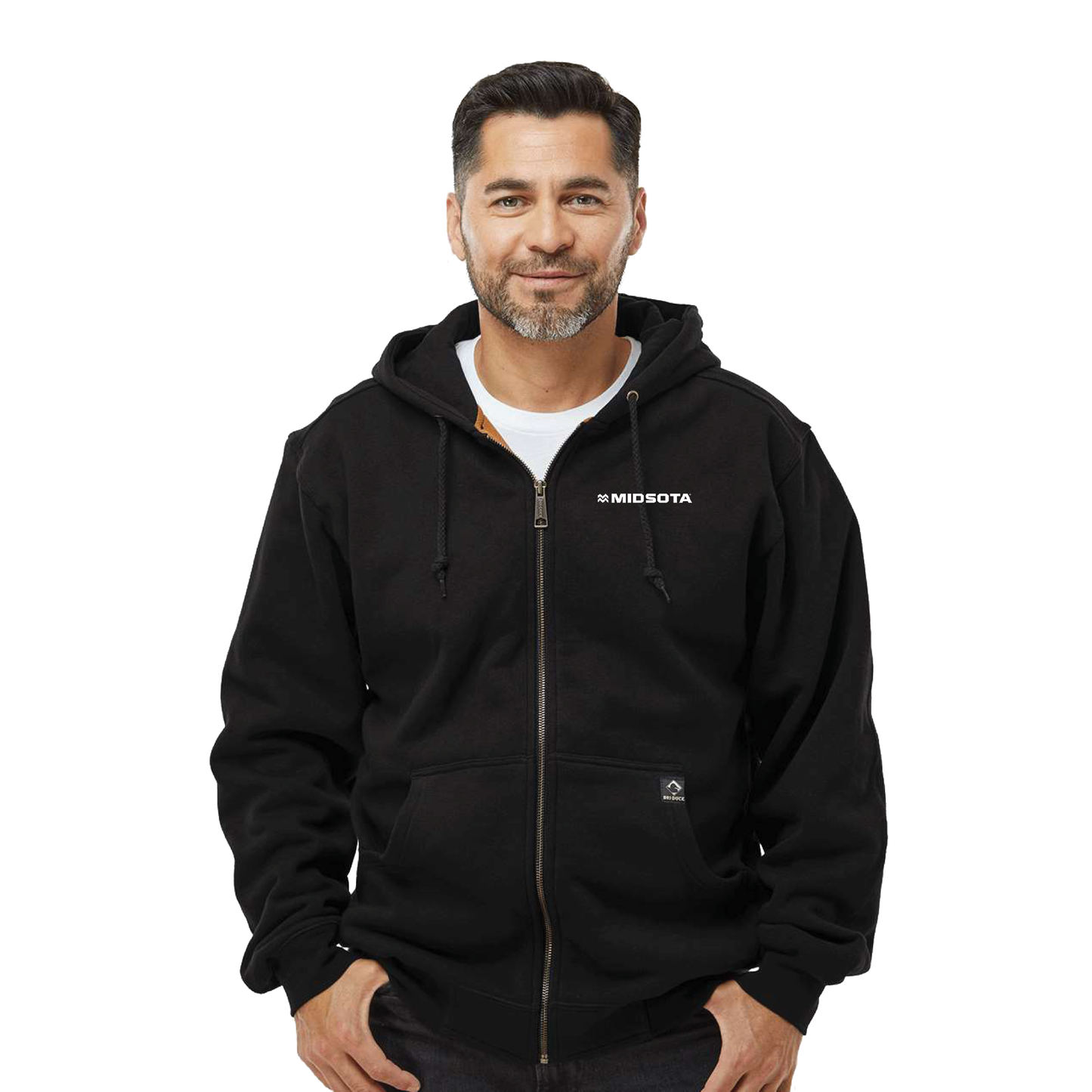 Dri Duck Men's Crossfire Fleece Hooded Jacket with Thermal Lining - 7033