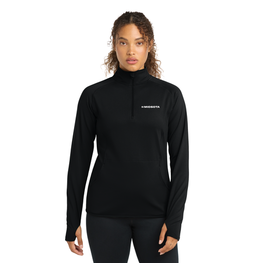 Sport-Tek® Ladies Sport-Wick® Stretch 1/4-Zip Pullover - LST850