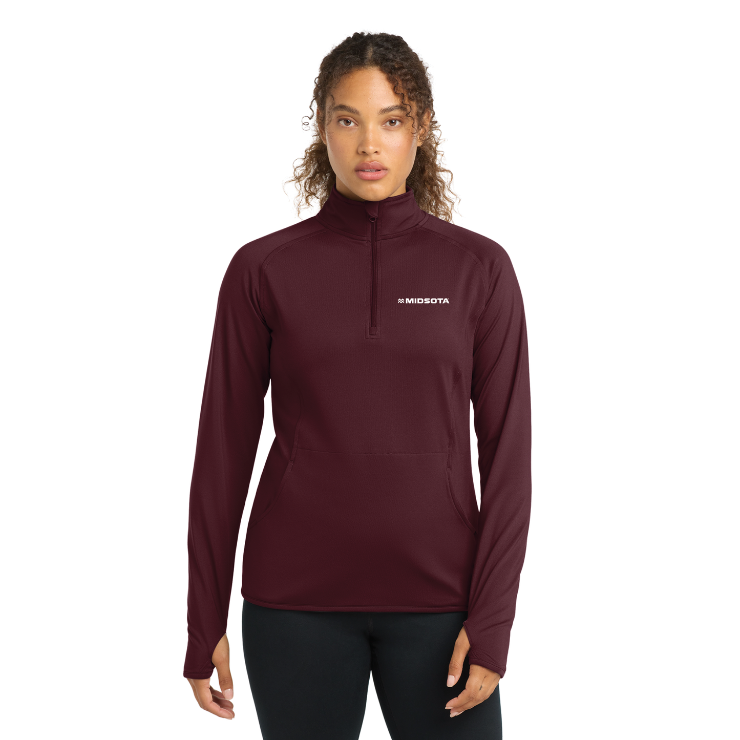 Sport-Tek® Ladies Sport-Wick® Stretch 1/4-Zip Pullover - LST850