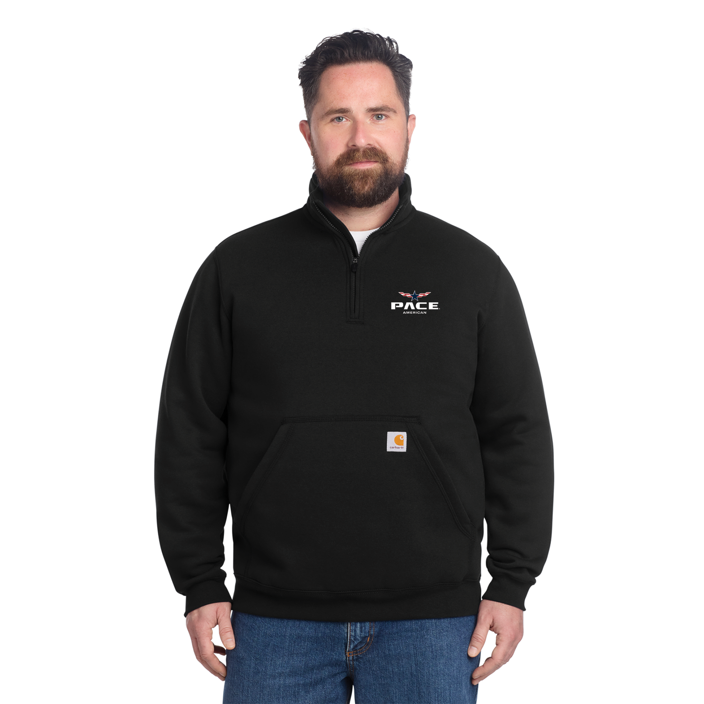 Carhartt® Midweight 1/4-Zip Mock Neck Sweatshirt - CT105294