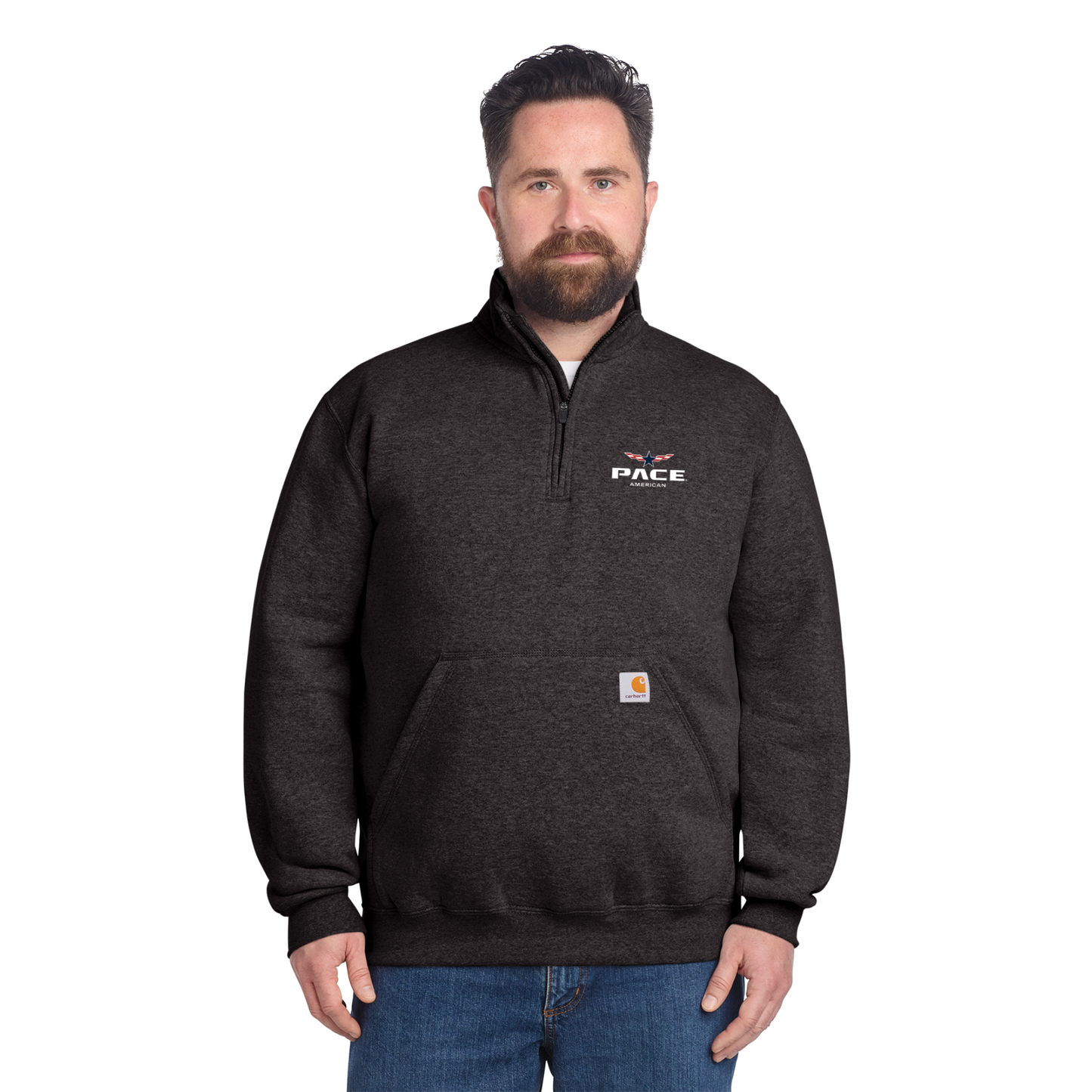 Carhartt® Midweight 1/4-Zip Mock Neck Sweatshirt - CT105294