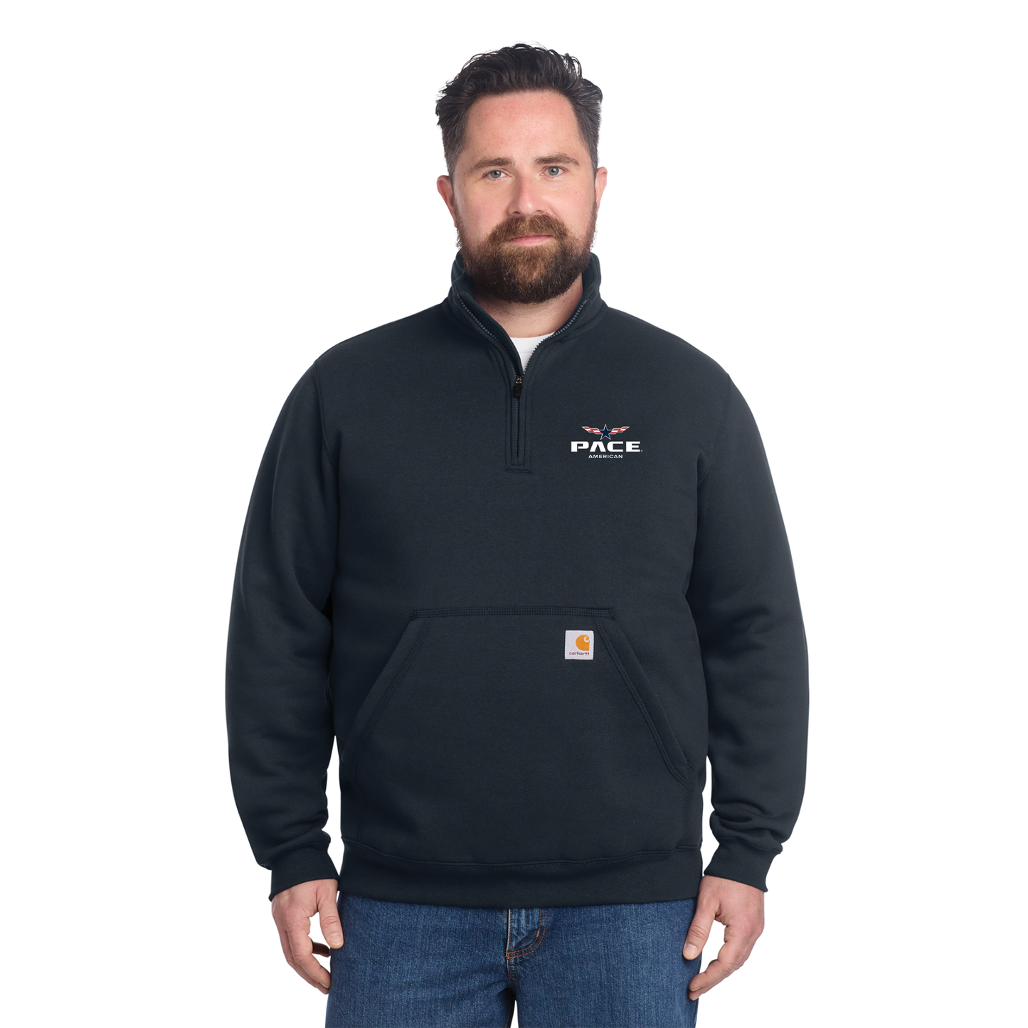 Carhartt® Midweight 1/4-Zip Mock Neck Sweatshirt - CT105294