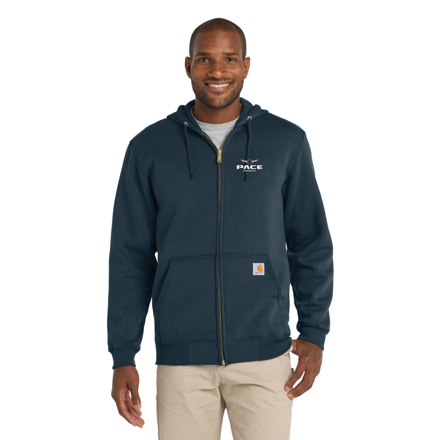 Carhartt® Midweight Hooded Zip-Front Sweatshirt - CTK122