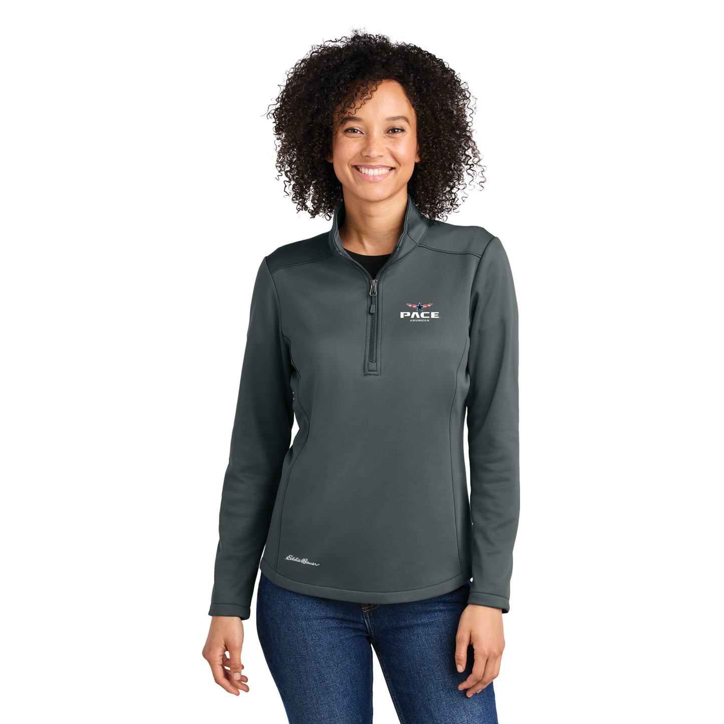 Eddie Bauer® Women's Smooth Mid Layer Fleece 1/2-Zip - EB2370