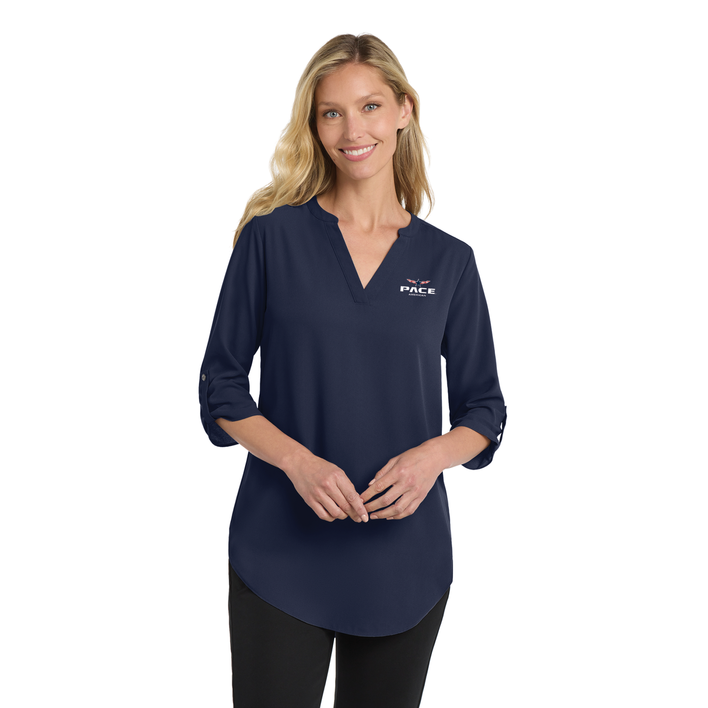 Port Authority® Ladies 3/4-Sleeve Tunic Blouse - LW701