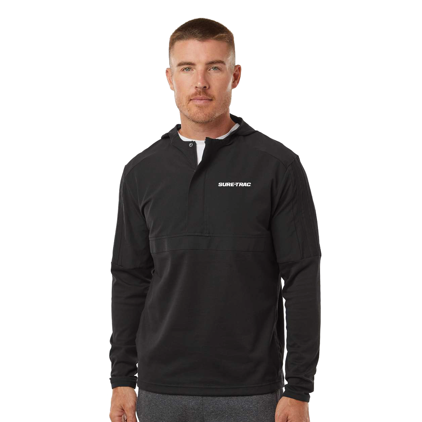 Adidas Men's Half-Zip Hooded Anorak - A607