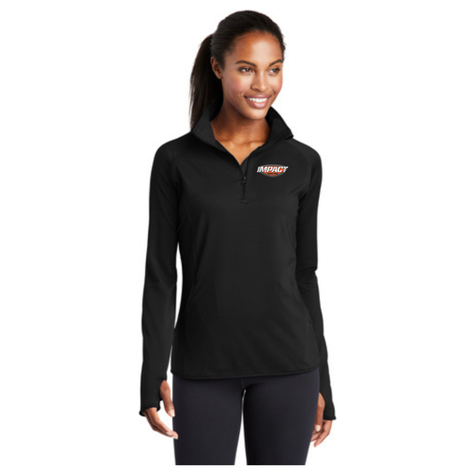 Sport-Tek® Ladies Sport-Wick® Stretch 1/4-Zip Pullover - LST850