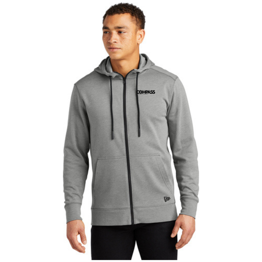 New Era® Tri-Blend Fleece Full-Zip Hoodie - NEA511