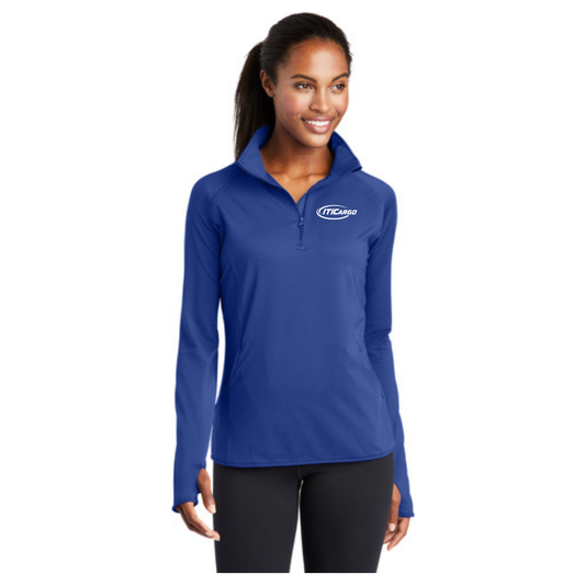 Sport-Tek® Ladies Sport-Wick® Stretch 1/4-Zip Pullover - LST850