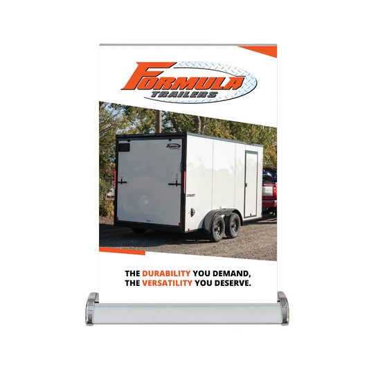 Mini Retractable Banner - 9" x 13"