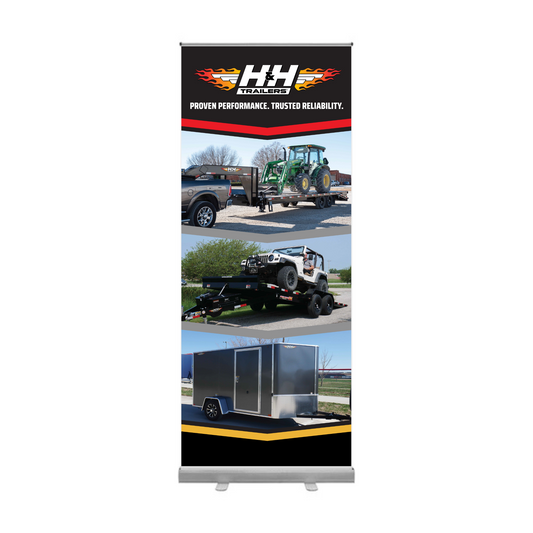 Retractable Banner - 33" x 80"