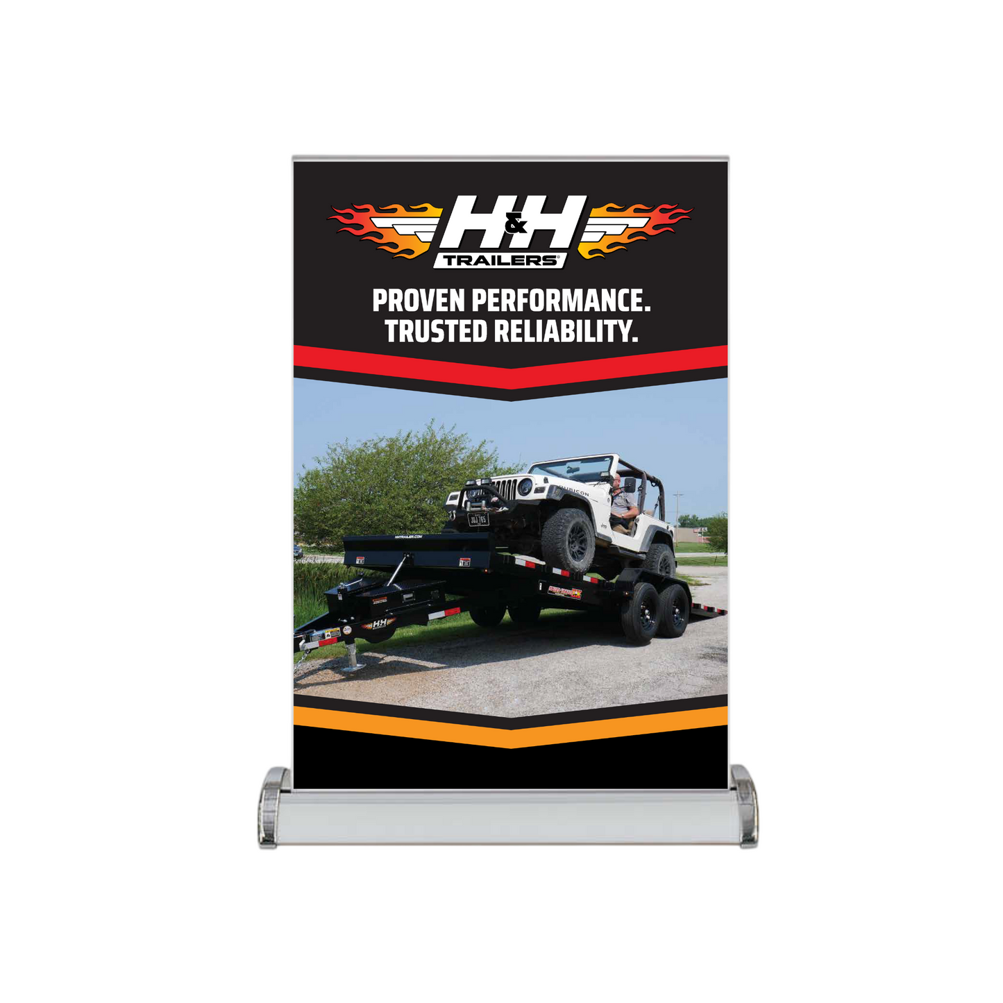Mini Retractable Banner - 9" x 13"
