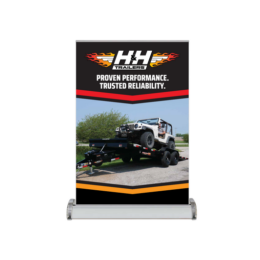 Mini Retractable Banner - 9" x 13"