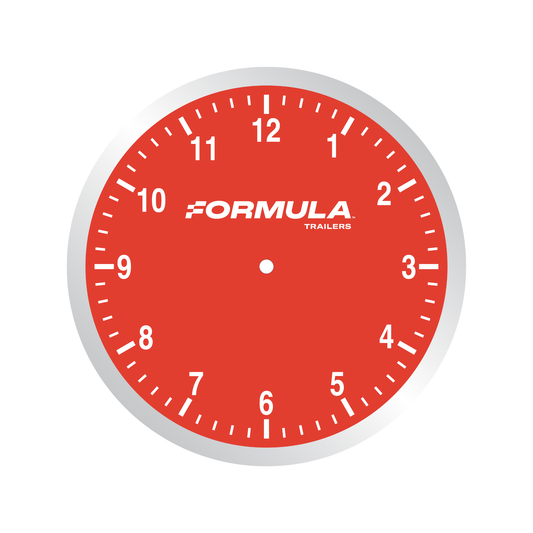 Brushed Metal Wall Clock