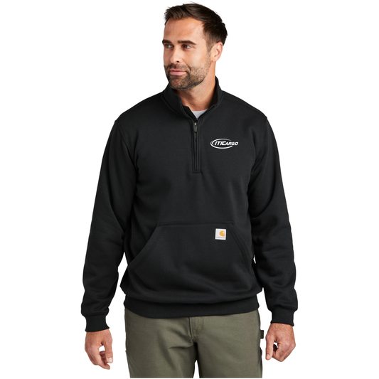 Carhartt® Midweight 1/4-Zip Mock Neck Sweatshirt - CT105294